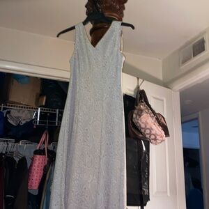 2pcs dress set beautiful like a paisley print in brown and beige